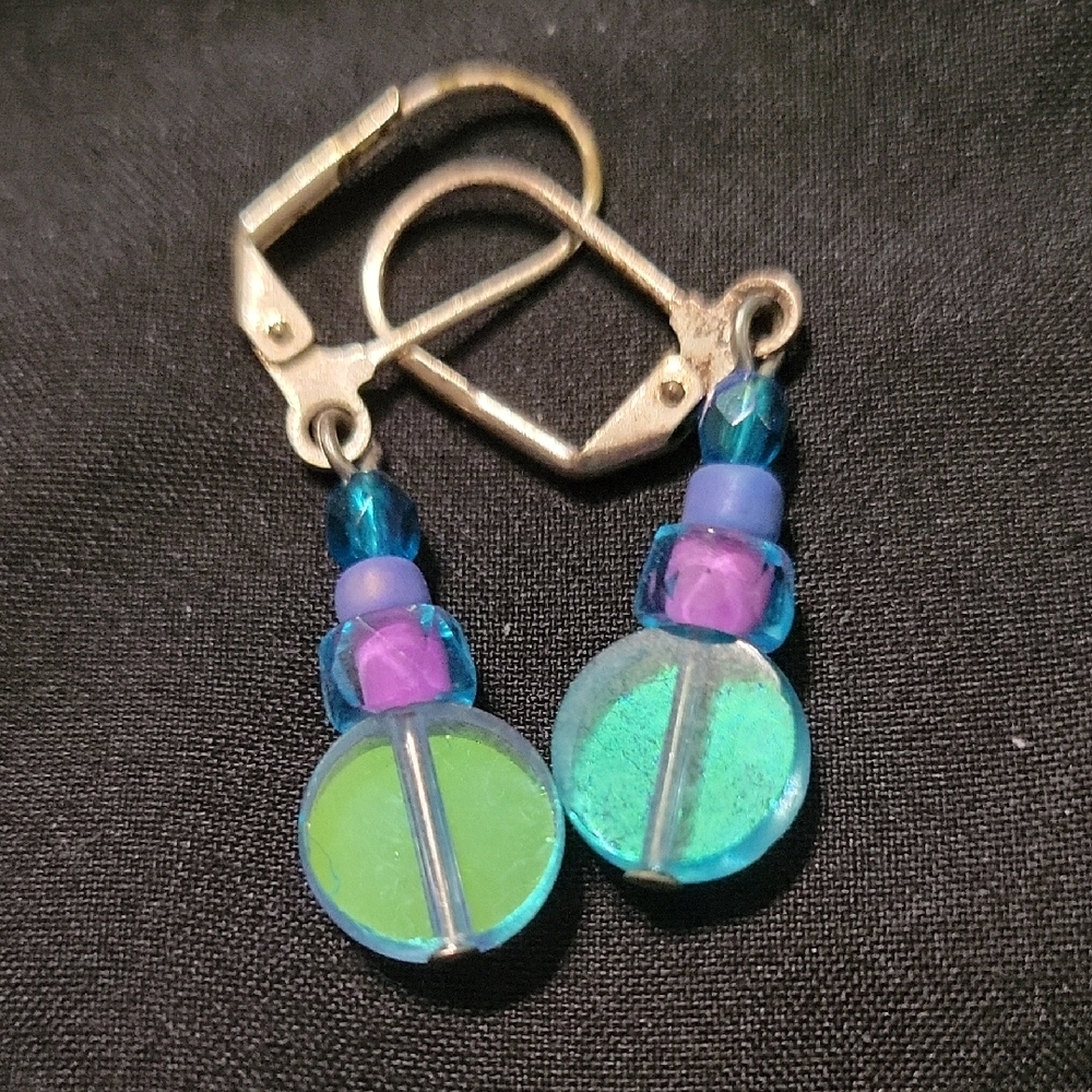 Vibrant Multicolor Beaded Earrings